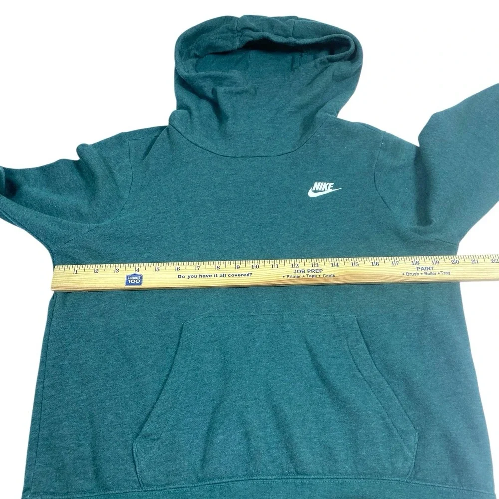 Nike‎ Essential Funnel Neck Fleece Pullover Hoodie Women MEDIUM Green Workout
